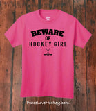 "Beware of Hockey Girl" T-Shirt - Youth